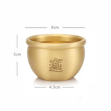 Maxbell Money Jar Accent Burner Feng Shui Wealth Porsperity Figurine for Home Decor A