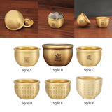 Maxbell Money Jar Accent Burner Feng Shui Wealth Porsperity Figurine for Home Decor A