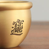 Maxbell Money Jar Accent Burner Feng Shui Wealth Porsperity Figurine for Home Decor A