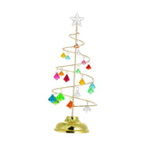 Maxbell Lighted Christmas Tree Metal Stand Glittering Star Topper for Xmas 33cm H