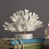 Maxbell Artificial Coral Sculpture Resin Figurine Crafts for Bedroom Office Decor 12.5cmx23cmx12cm