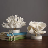 Maxbell Artificial Coral Sculpture Resin Figurine Crafts for Bedroom Office Decor 12.5cmx23cmx12cm