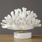 Maxbell Artificial Coral Sculpture Resin Figurine Crafts for Bedroom Office Decor 12.5cmx23cmx12cm
