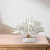 Maxbell Artificial Coral Sculpture Resin Figurine Crafts for Bedroom Office Decor 12.5cmx23cmx12cm