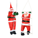 Maxbell Santa Doll Hanging Wall Decorative Animated Snowman for Christmas Tree Climbing Rope
