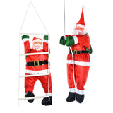Maxbell Santa Doll Hanging Wall Decorative Animated Snowman for Christmas Tree Climbing Rope