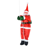Maxbell Santa Doll Hanging Wall Decorative Animated Snowman for Christmas Tree Climbing Rope