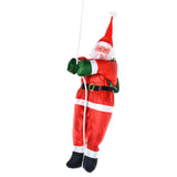 Maxbell Santa Doll Hanging Wall Decorative Animated Snowman for Christmas Tree Climbing Rope