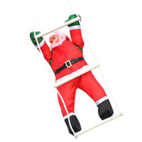 Maxbell Santa Doll Hanging Wall Decorative Animated Snowman for Christmas Tree Climbing Ladder