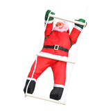 Maxbell Santa Doll Hanging Wall Decorative Animated Snowman for Christmas Tree Climbing Ladder