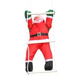 Maxbell Santa Doll Hanging Wall Decorative Animated Snowman for Christmas Tree Climbing Ladder
