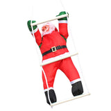 Maxbell Santa Doll Hanging Wall Decorative Animated Snowman for Christmas Tree Climbing Ladder