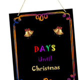 Maxbell Calendar Blackboard Christmas Chalkboard Store Signs Crafts for Farmhouse