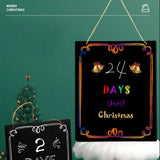 Maxbell Calendar Blackboard Christmas Chalkboard Store Signs Crafts for Farmhouse