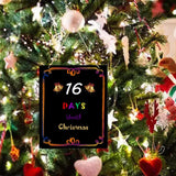 Maxbell Calendar Blackboard Christmas Chalkboard Store Signs Crafts for Farmhouse