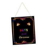 Maxbell Calendar Blackboard Christmas Chalkboard Store Signs Crafts for Farmhouse