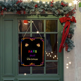 Maxbell Calendar Blackboard Christmas Chalkboard Store Signs Crafts for Farmhouse