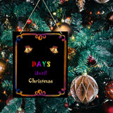 Maxbell Calendar Blackboard Christmas Chalkboard Store Signs Crafts for Farmhouse