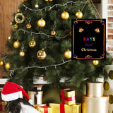 Maxbell Calendar Blackboard Christmas Chalkboard Store Signs Crafts for Farmhouse