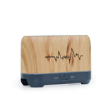 Maxbell Air Humidifier Timer Essential Oil Machine Simulated Flame for Desktop Brown