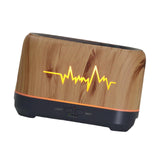 Maxbell Air Humidifier Timer Essential Oil Machine Simulated Flame for Desktop Brown