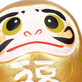 Maxbell Maxbell Daruma Doll Statue Craft Decorative for Table Bookshelf Decor Orange