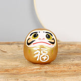 Maxbell Maxbell Daruma Doll Statue Craft Decorative for Table Bookshelf Decor Orange