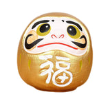 Maxbell Maxbell Daruma Doll Statue Craft Decorative for Table Bookshelf Decor Orange