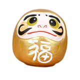 Maxbell Maxbell Daruma Doll Statue Craft Decorative for Table Bookshelf Decor Orange