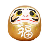 Maxbell Maxbell Daruma Doll Statue Craft Decorative for Table Bookshelf Decor Orange