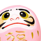 Maxbell Maxbell Daruma Doll Statue Craft Decorative for Table Bookshelf Decor Pink