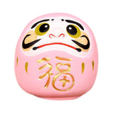 Maxbell Maxbell Daruma Doll Statue Craft Decorative for Table Bookshelf Decor Pink