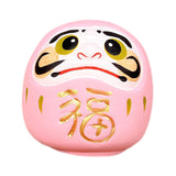 Maxbell Maxbell Daruma Doll Statue Craft Decorative for Table Bookshelf Decor Pink