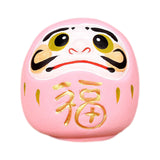 Maxbell Maxbell Daruma Doll Statue Craft Decorative for Table Bookshelf Decor Pink