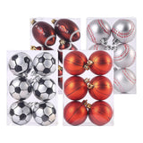 Maxbell Maxbell 6x Christmas Ball Ornaments Tree Shatterproof Festive Engagement Holiday A