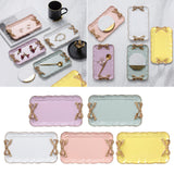 Maxbell Jewelry Display Tray Fashion Storage Box for Earrings Pendants Dresser violet