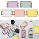 Maxbell Jewelry Display Tray Fashion Storage Box for Earrings Pendants Dresser violet