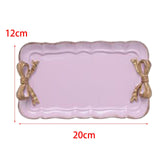 Maxbell Jewelry Display Tray Fashion Storage Box for Earrings Pendants Dresser violet