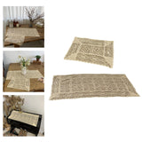 Maxbell Lace Tablecloth Coffee Table Mat Decorative Hollow for Holiday Home Decor 60cmx60cm