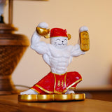 Maxbell Creative Strong Arm Lucky Cat Statue Home Decoration for Living Room Desk