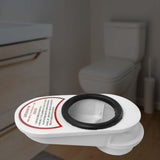Maxbell Offset Toilet Flange Connector PVC Tub Waste for Plumbing Drainage Systems