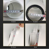 Maxbell Offset Toilet Flange Connector PVC Tub Waste for Plumbing Drainage Systems