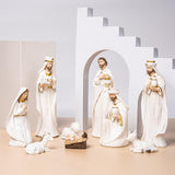 Maxbell Nativity scene Jesus Doll Statue Decorative Gift Office Home Decor