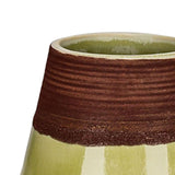 Maxbell Maxbell Ceramic Retro Match Holder for Fireplace with Storage Pot Jar Gifts Yellow