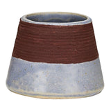 Maxbell Maxbell Ceramic Retro Match Holder for Fireplace with Storage Pot Jar Gifts Grey