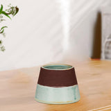 Maxbell Maxbell Ceramic Retro Match Holder for Fireplace with Storage Pot Jar Gifts Green