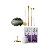 Maxbell 9 Pieces Copper incenses Burner Fragrance Tool Making Kit for Meditation