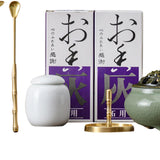 Maxbell 9 Pieces Copper incenses Burner Fragrance Tool Making Kit for Meditation