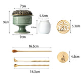 Maxbell Brass Cense Making Kit Durable Fragrance for Yoga Indoor Cense Supplies