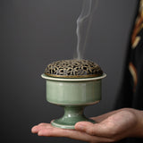 Maxbell Brass Cense Making Kit Durable Fragrance for Yoga Indoor Cense Supplies